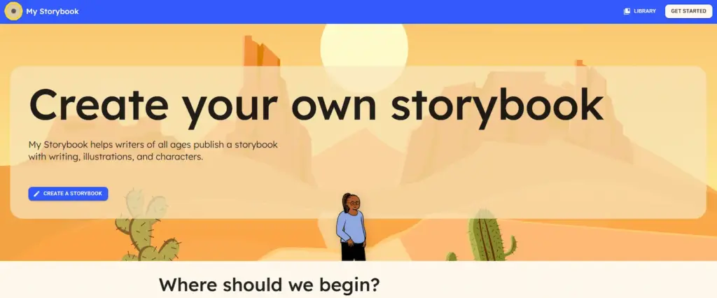 マイストーリーブックのトップページ